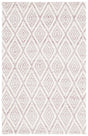 Safavieh Marbella 3'-0" x 5'-0" Rug in Dark Pink / Ivory