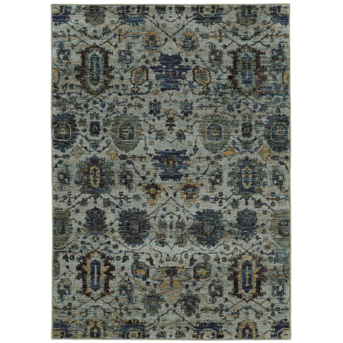 Oriental Weavers Sphinx Andorra 7120A Blue/Navy Rugs - main flat