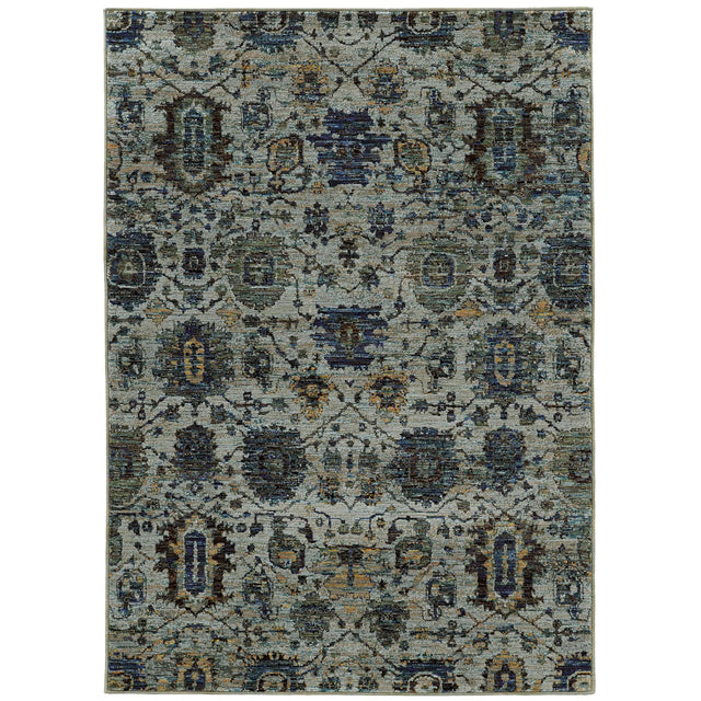 Oriental Weavers Sphinx Andorra 7120A Blue/Navy Rugs - main flat