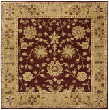 Safavieh Heritage 6'-0" x 6'-0" Rug in Red / Gold