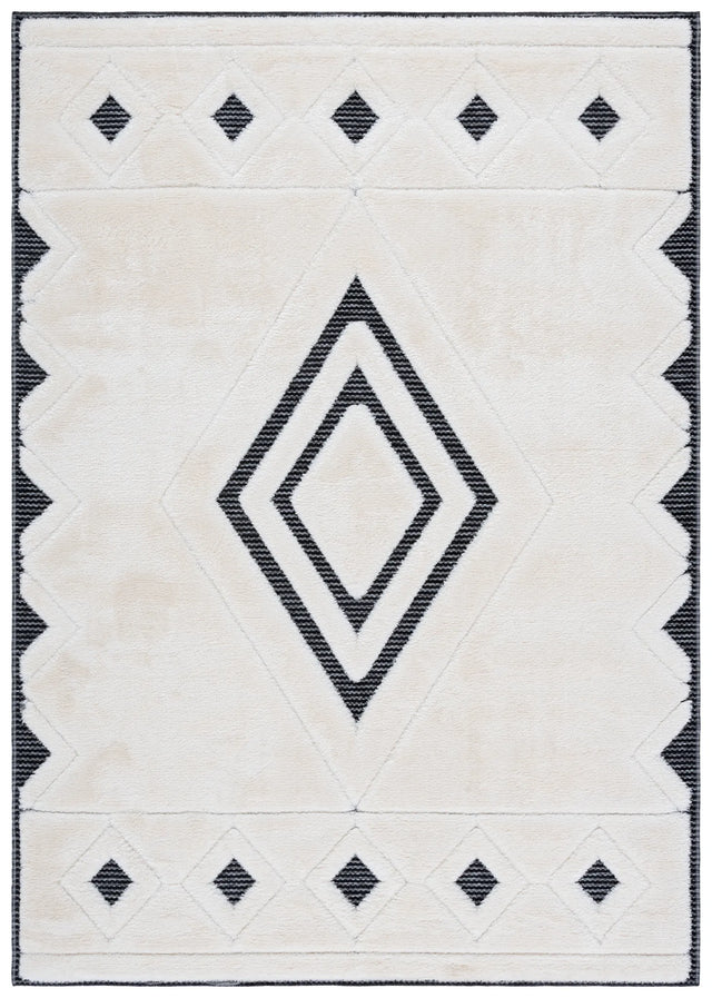 Safavieh Celebrity 800 4'-0" x 6'-0" Rug in Ivory / Black