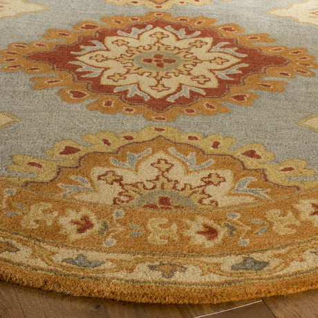 Safavieh Heritage 6'-0" x 6'-0" Rug in Blue / Rust