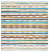 Safavieh Montauk 6'-0" x 6'-0" Rug in Light Blue / Ivory