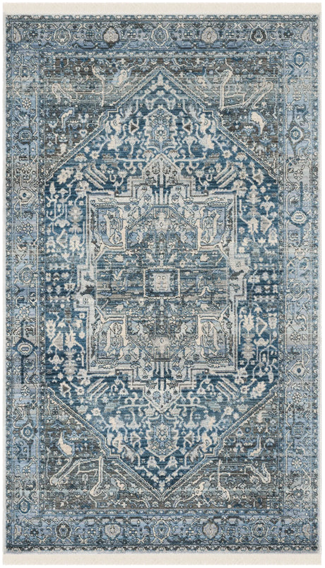 Safavieh Vintage Persian 3'-0" x 5'-0" Rug in Charcoal / Blue