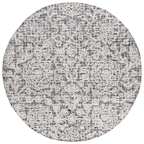 Safavieh Metro 6'-0" x 6'-0" Rug in Black / Ivory
