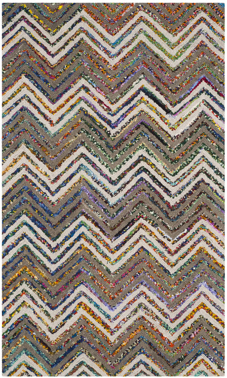 Safavieh Nantucket 3'-0" x 5'-0" Rug in Beige / Grey