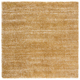 Safavieh Hudson Shag 7'-0" x 7'-0" Rug in Gold / Ivory