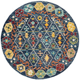 Safavieh Aspen 5'-0" x 5'-0" Rug in Navy / Gold