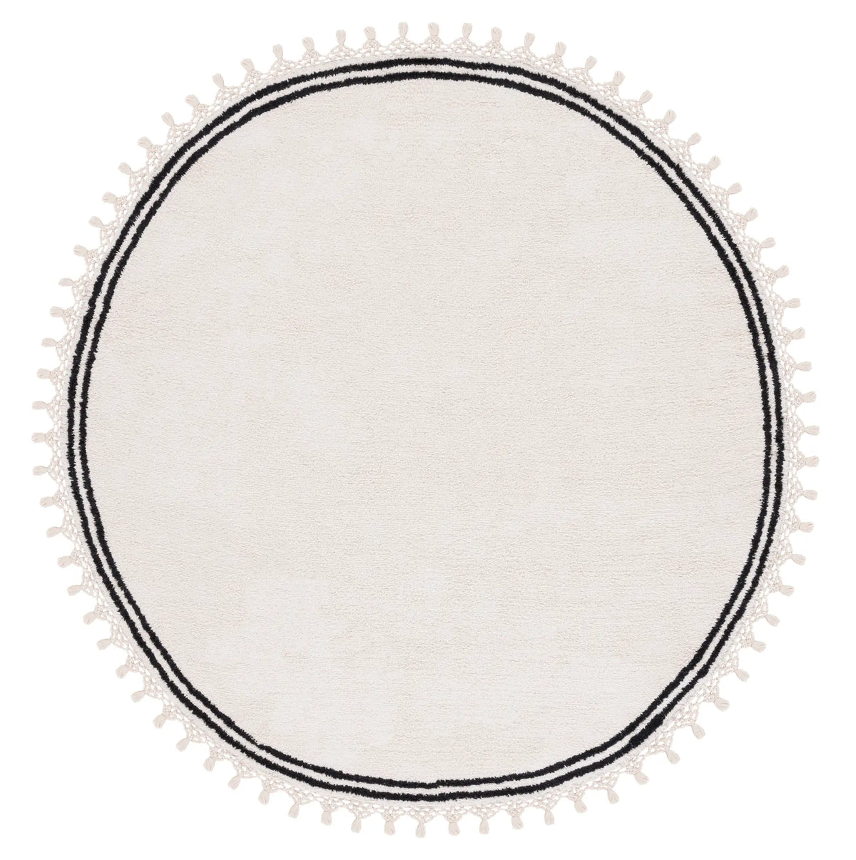 Safavieh Easy Care 6'-0" x 6'-0" Rug in Ivory