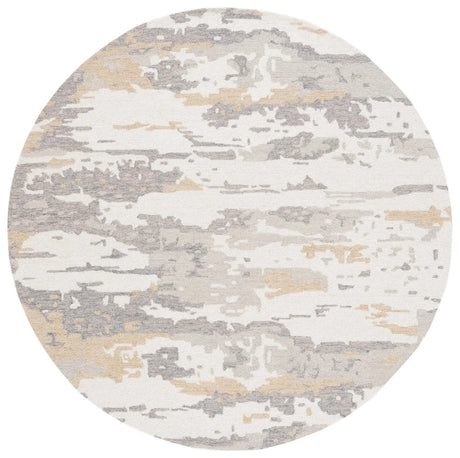 Safavieh Abstract 6'-0" x 6'-0" Rug in Ivory / Grey