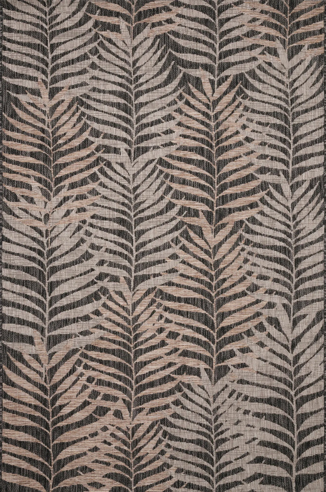 Loloi Isle Ie-08 Natural / Black Rugs - main flat