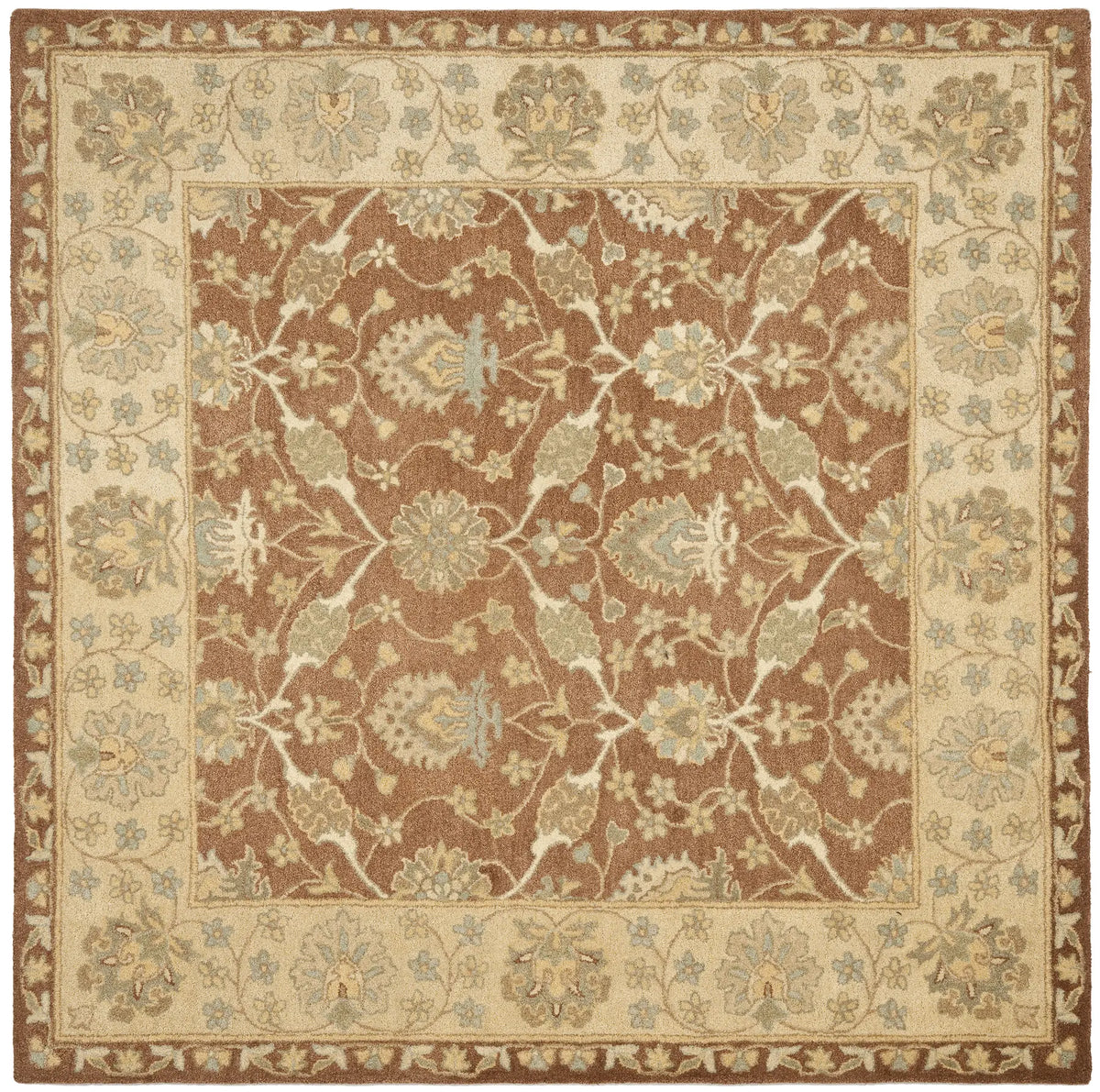 Safavieh Antiquity 8'-0" x 8'-0" Rug in Brown / Taupe