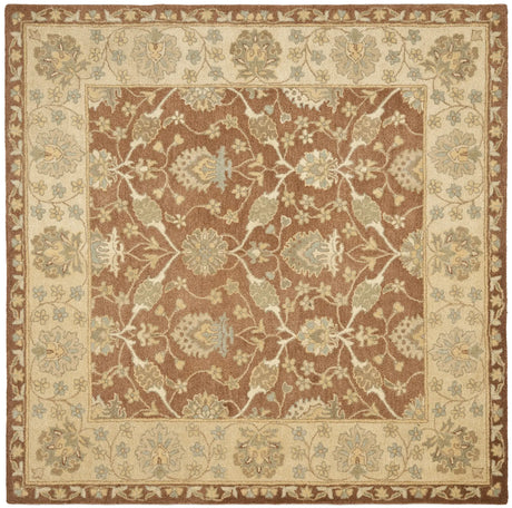 Safavieh Antiquity 8'-0" x 8'-0" Rug in Brown / Taupe