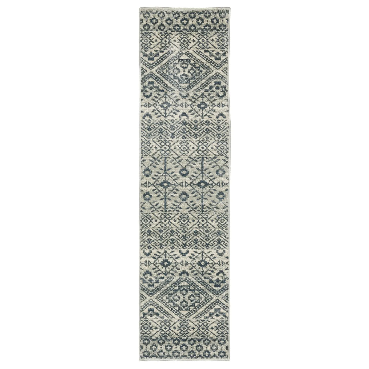 Oriental Weavers Sphinx Branson Br02A Blue/ Beige Rugs - runner