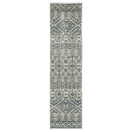 Oriental Weavers Sphinx Branson Br02A Blue/ Beige Rugs - runner