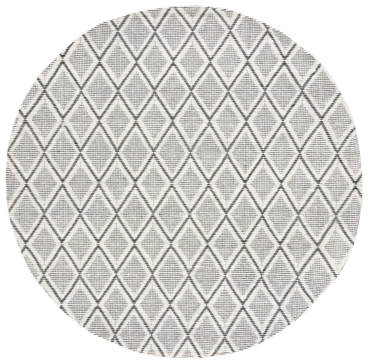 Safavieh Marbella 6'-0" x 6'-0" Rug in Ivory / Black