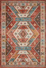 Loloi Zion Zio-05 Red/Multi Rugs - main flat