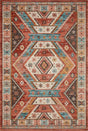 Loloi Zion Zio-05 Red/Multi Rugs - main flat