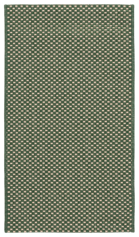 Safavieh Courtyard 2'-0" x 3'-7" Rug in Dark Green / Beige