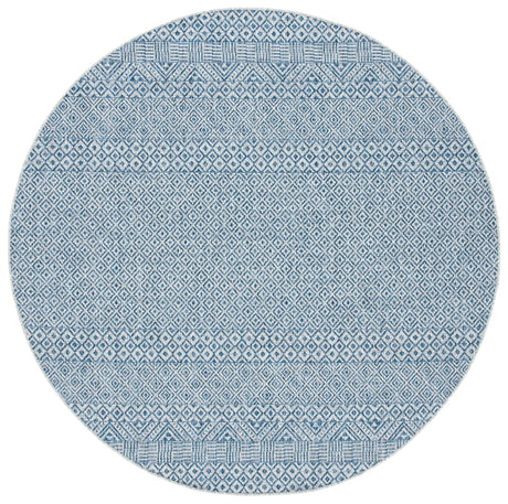 Safavieh Courtyard 10'-0" x 10'-0" Rug in Grey / Blue