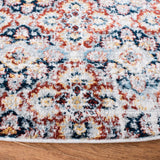 Safavieh Lagoon 6'-7" x 6'-7" Rug in Brown / Navy