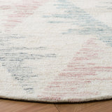Safavieh Rodeo Drive 6'-0" x 6'-0" Rug in Ivory / Blue