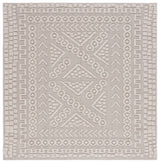 Safavieh Global 6'-7" x 6'-7" Rug in Beige / Light Beige