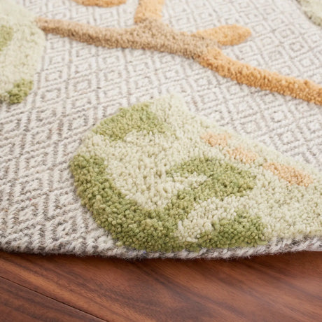 Safavieh Glamour 6'-0" x 6'-0" Rug in Pink / Grey