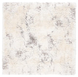 Safavieh Cloud Shag 6'-7" x 6'-7" Rug in Ivory / Grey