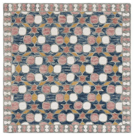 Safavieh Aspen 5'-0" x 5'-0" Rug in Grey / Pink