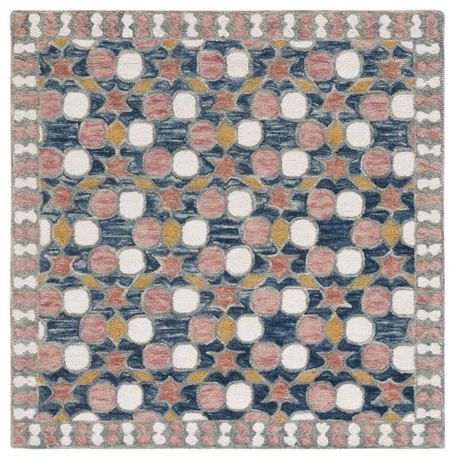 Safavieh Aspen 5'-0" x 5'-0" Rug in Grey / Pink