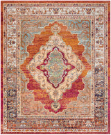 Safavieh Crystal 10'-0" x 14'-0" Rug in Orange / Light Blue