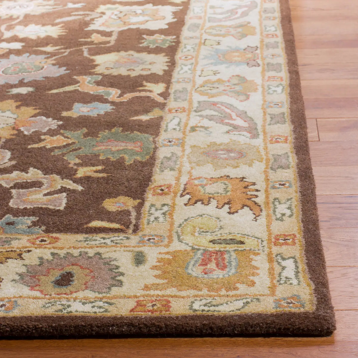 Safavieh Bergama 5'-0" x 8'-0" Rug in Brown / Ivory