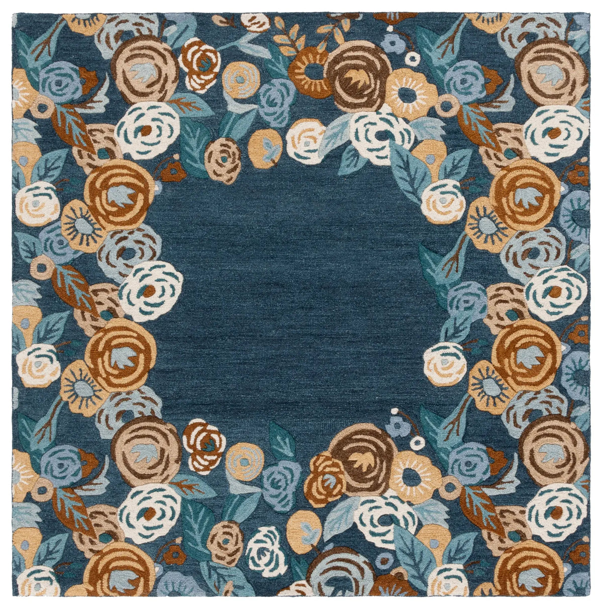 Safavieh Chelsea 6'-0" x 6'-0" Rug in Blue / Ivory