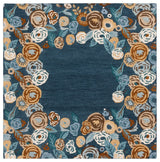 Safavieh Chelsea 6'-0" x 6'-0" Rug in Blue / Ivory