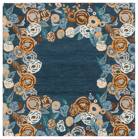 Safavieh Chelsea 6'-0" x 6'-0" Rug in Blue / Ivory
