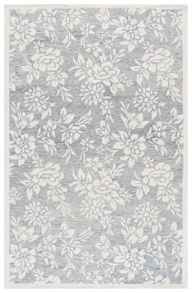 Safavieh Jardin 4'-0" x 6'-0" Rug in Grey / Ivory
