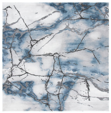 Safavieh Craft 6'-7" x 6'-7" Rug in Grey / Blue