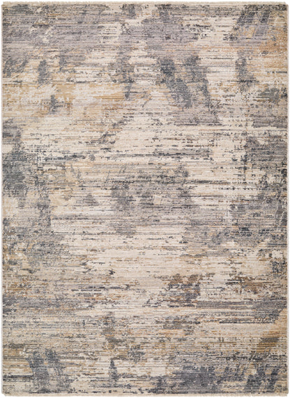 Surya Aida Aad-2309 Beige, Ivory, Gray, Charcoal, Medium Gray, Tan Area Rug