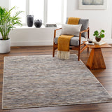 Surya Aida Aad-2310 Ivory, Beige, Deep Teal, Tan, Medium Gray Rug.