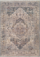 Surya Aida Aad-2311 Beige, Medium Gray, Tan, Ivory, Deep Teal, Charcoal Rug.