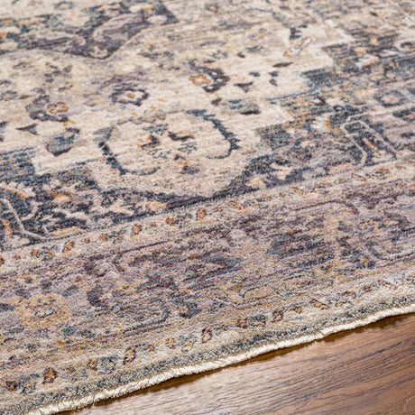 Surya Aida Aad-2311 Beige, Medium Gray, Tan, Ivory, Deep Teal, Charcoal Rug.