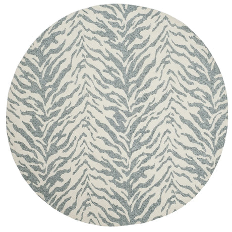 Safavieh Marbella 6'-0" x 6'-0" Rug in Blue / Ivory