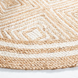 Safavieh Natural Fiber 6'-0" x 6'-0" Rug in Natural / Ivory