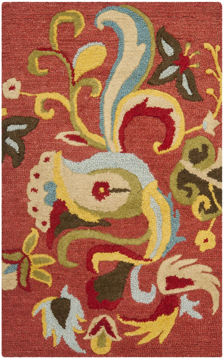 Safavieh Blossom 2'-6" x 4'-0" Rug in Rust / Multi