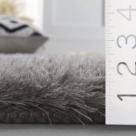 Safavieh Sg-Sts-Saint Tropez Shag 5'-0" x 8'-0" Rug in Silver