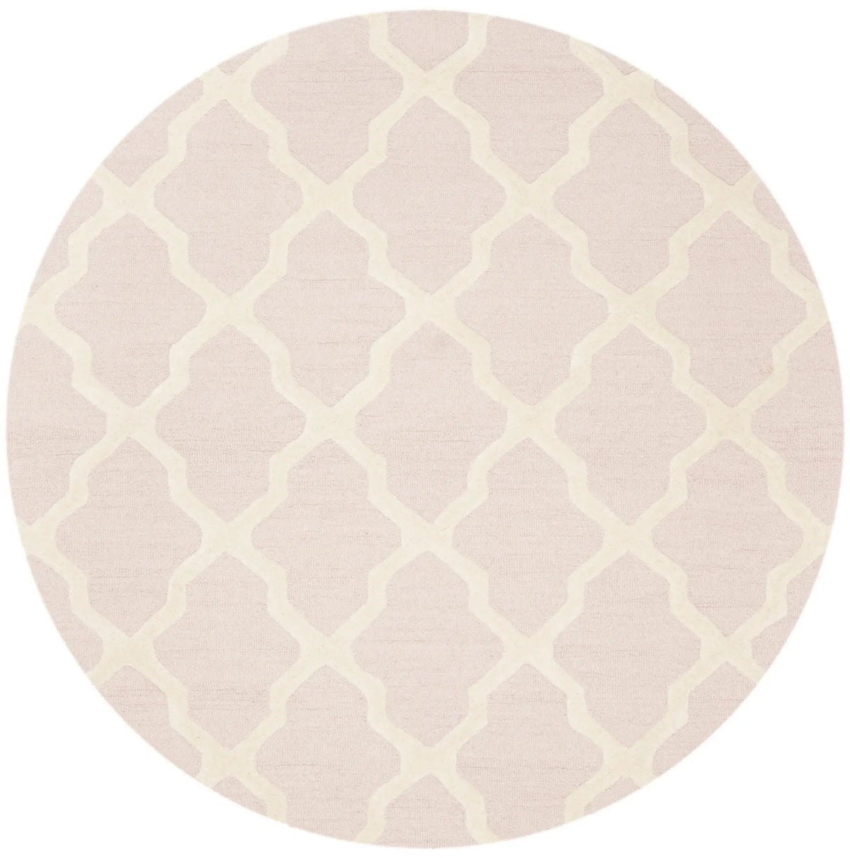 Safavieh Cambridge 6'-0" x 6'-0" Rug in Light Pink / Ivory