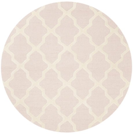 Safavieh Cambridge 6'-0" x 6'-0" Rug in Light Pink / Ivory