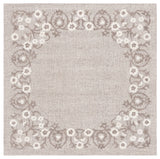 Safavieh Ebony 6'-0" x 6'-0" Rug in Grey / Ivory