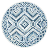 Safavieh Metro 6'-0" x 6'-0" Rug in Blue / Ivory